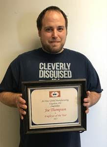 Joe Thompson Employee of the Year